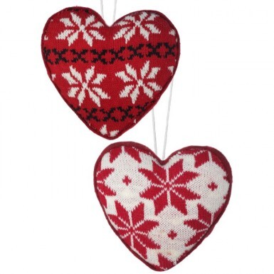 Christmas Blue Snowflake Heart  Ornament in original  packaging  NEW 5" 