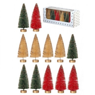 Regency 28 Tinsel Christmas Bulb Spray in Red and Green – DecoratorCrafts